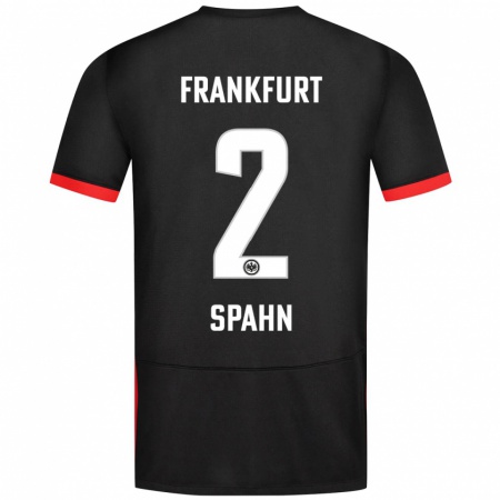 Kandiny Férfi Maurice Spahn #2 Fekete Idegenbeli Jersey 2024/25 Mez Póló Ing