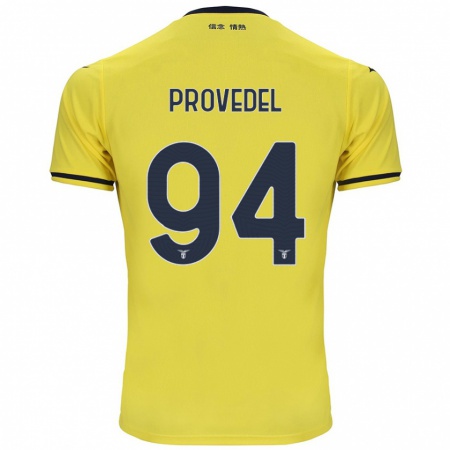 Kandiny Férfi Ivan Provedel #94 Sárga Idegenbeli Jersey 2024/25 Mez Póló Ing