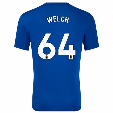 Kandiny Női Reece Welch #64 Kék -Val Hazai Jersey 2024/25 Mez Póló Ing