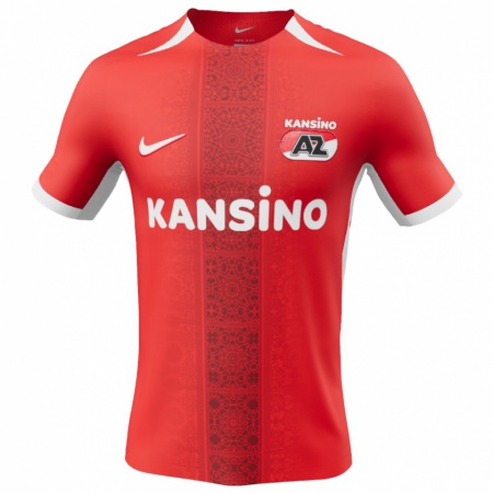 Kandiny Női Kenzo Riedewald #17 Piros Fehér Hazai Jersey 2024/25 Mez Póló Ing