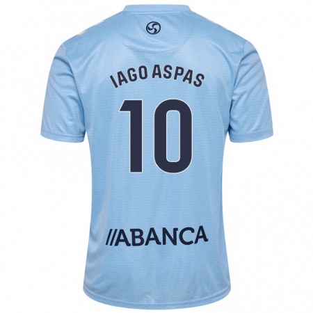 Kandiny Női Iago Aspas #10 Ég Kék Hazai Jersey 2024/25 Mez Póló Ing