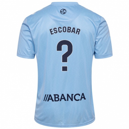 Kandiny Női Jordi Escobar #0 Ég Kék Hazai Jersey 2024/25 Mez Póló Ing