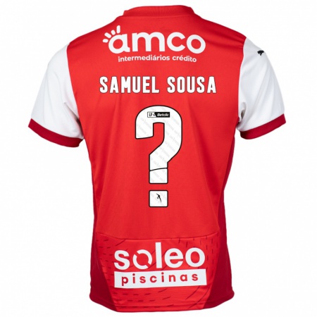 Kandiny Női Samuel Sousa #0 Piros Fehér Hazai Jersey 2024/25 Mez Póló Ing