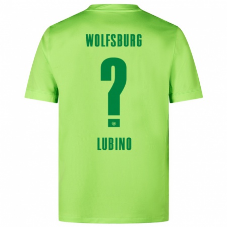 Kandiny Női Francesco Lubino #0 Fluoreszkáló Zöld Hazai Jersey 2024/25 Mez Póló Ing