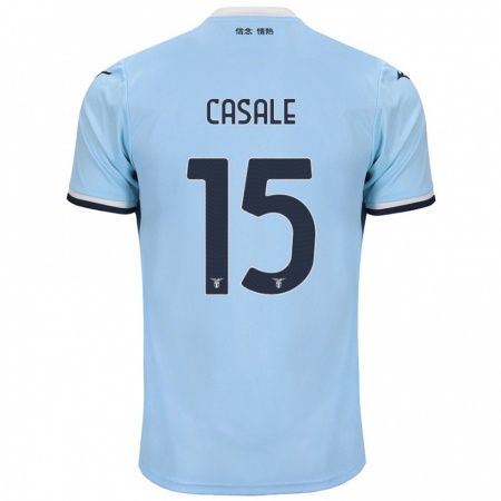 Kandiny Női Nicolò Casale #15 Kék Hazai Jersey 2024/25 Mez Póló Ing