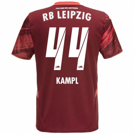 Kandiny Női Kevin Kampl #44 Burgundia Idegenbeli Jersey 2024/25 Mez Póló Ing