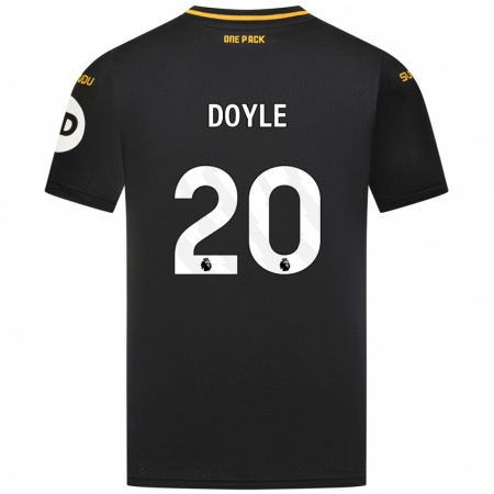 Kandiny Női Tommy Doyle #20 Fekete Idegenbeli Jersey 2024/25 Mez Póló Ing