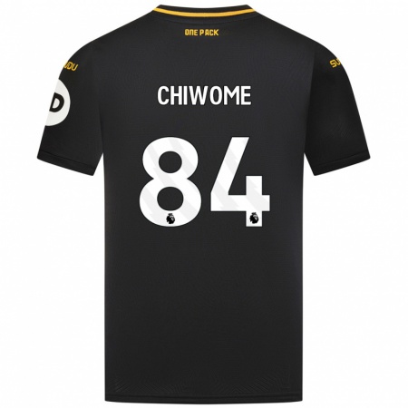 Kandiny Női Leon Chiwome #84 Fekete Idegenbeli Jersey 2024/25 Mez Póló Ing