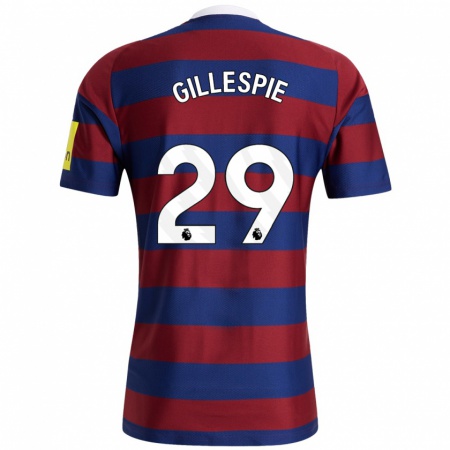 Kandiny Női Mark Gillespie #29 Bordó Sötétkék Idegenbeli Jersey 2024/25 Mez Póló Ing