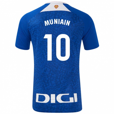 Kandiny Női Iker Muniain #10 Királykék Idegenbeli Jersey 2024/25 Mez Póló Ing