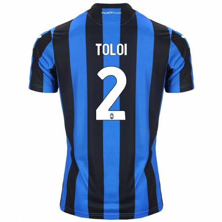 Kandiny Gyermek Rafael Tolói #2 Kék Fekete Hazai Jersey 2024/25 Mez Póló Ing