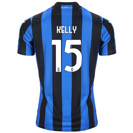 Kandiny Gyermek Maegan Kelly #15 Kék Fekete Hazai Jersey 2024/25 Mez Póló Ing