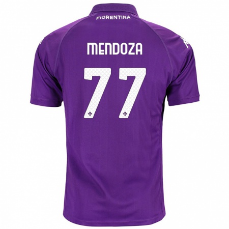 Kandiny Gyermek William Mendoza #77 Lila Hazai Jersey 2024/25 Mez Póló Ing