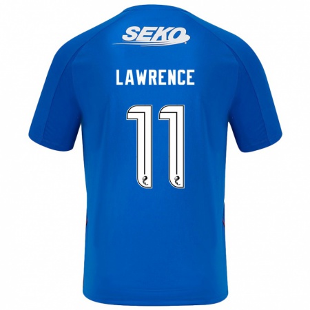 Kandiny Gyermek Tom Lawrence #11 Sötétkék Hazai Jersey 2024/25 Mez Póló Ing