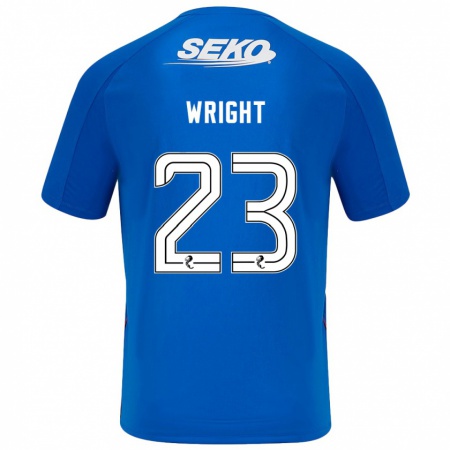 Kandiny Gyermek Scott Wright #23 Sötétkék Hazai Jersey 2024/25 Mez Póló Ing