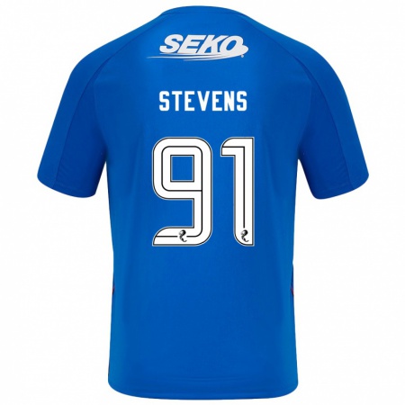 Kandiny Gyermek Archie Stevens #91 Sötétkék Hazai Jersey 2024/25 Mez Póló Ing