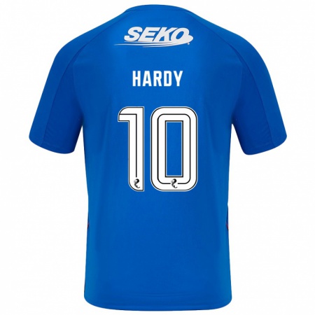 Kandiny Gyermek Rio Hardy #10 Sötétkék Hazai Jersey 2024/25 Mez Póló Ing