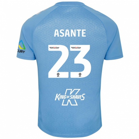 Kandiny Gyermek Brandon Thomas-Asante #23 Kék Fehér Hazai Jersey 2024/25 Mez Póló Ing