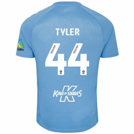 Kandiny Gyermek Cian Tyler #44 Kék Fehér Hazai Jersey 2024/25 Mez Póló Ing