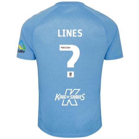 Kandiny Gyermek Luis Lines #0 Kék Fehér Hazai Jersey 2024/25 Mez Póló Ing