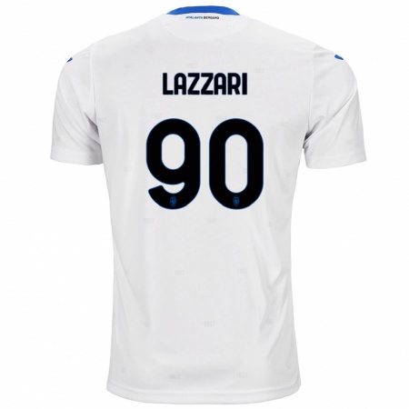 Kandiny Gyermek Ilaria Lazzari #90 Fehér Idegenbeli Jersey 2024/25 Mez Póló Ing