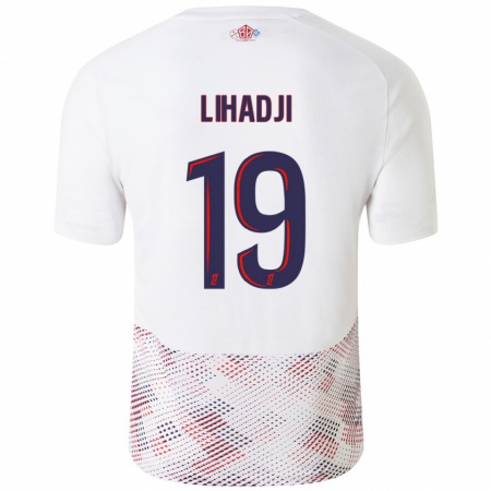 Kandiny Gyermek Isaac Lihadji #19 Fehér Royal Blue Idegenbeli Jersey 2024/25 Mez Póló Ing