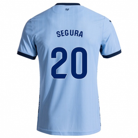 Kandiny Gyermek Carlos Segura #20 Ég Kék Idegenbeli Jersey 2024/25 Mez Póló Ing