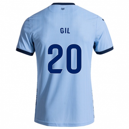 Kandiny Gyermek Mario Gil #20 Ég Kék Idegenbeli Jersey 2024/25 Mez Póló Ing