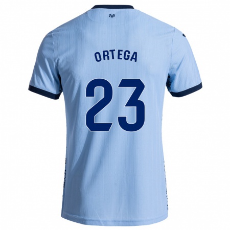 Kandiny Gyermek Jordi Ortega #23 Ég Kék Idegenbeli Jersey 2024/25 Mez Póló Ing