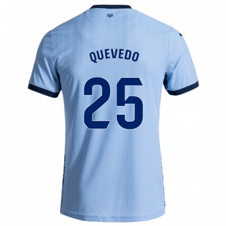 Kandiny Gyermek Alex Quevedo #25 Ég Kék Idegenbeli Jersey 2024/25 Mez Póló Ing