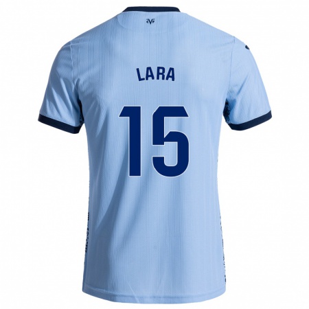 Kandiny Gyermek Francisca Lara #15 Ég Kék Idegenbeli Jersey 2024/25 Mez Póló Ing