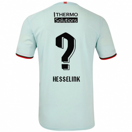 Kandiny Gyermek Lucas Vennegoor Of Hesselink #0 Világoszöld Idegenbeli Jersey 2024/25 Mez Póló Ing