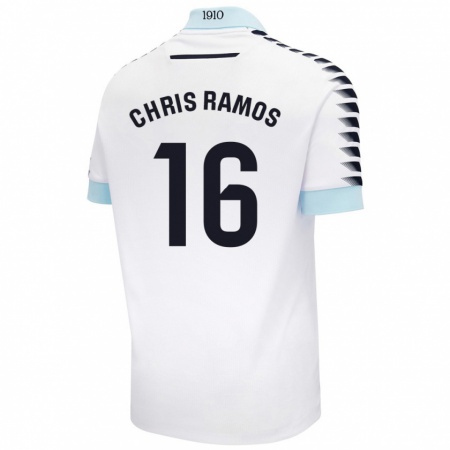 Kandiny Gyermek Chris Ramos #16 Fehér Kék Idegenbeli Jersey 2024/25 Mez Póló Ing