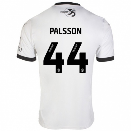 Kandiny Gyermek Victor Pálsson #44 Fehér Fekete Idegenbeli Jersey 2024/25 Mez Póló Ing