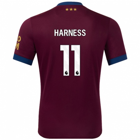 Kandiny Gyermek Marcus Harness #11 Barna Idegenbeli Jersey 2024/25 Mez Póló Ing