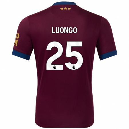 Kandiny Gyermek Massimo Luongo #25 Barna Idegenbeli Jersey 2024/25 Mez Póló Ing