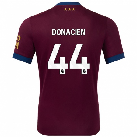 Kandiny Gyermek Janoi Donacien #44 Barna Idegenbeli Jersey 2024/25 Mez Póló Ing