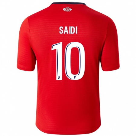 Kandiny Férfi Rachel Saidi #10 Piros Fehér Hazai Jersey 2024/25 Mez Póló Ing