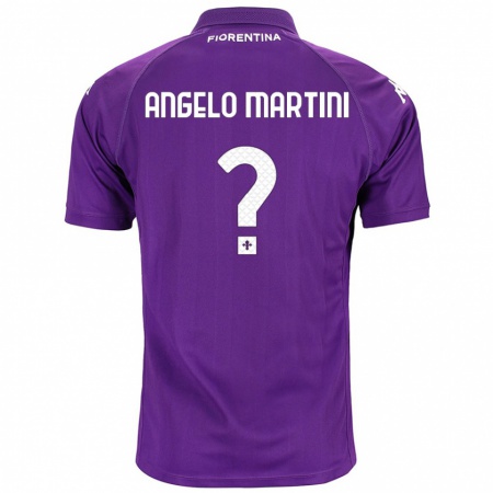 Kandiny Férfi Angelo Martini #0 Lila Hazai Jersey 2024/25 Mez Póló Ing