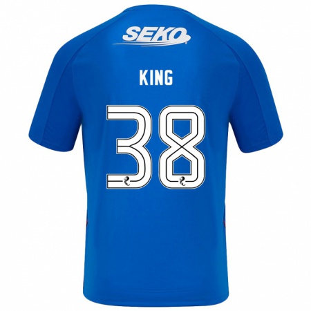 Kandiny Férfi Leon King #38 Sötétkék Hazai Jersey 2024/25 Mez Póló Ing