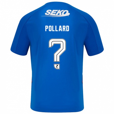 Kandiny Férfi Lancelot Pollard #0 Sötétkék Hazai Jersey 2024/25 Mez Póló Ing