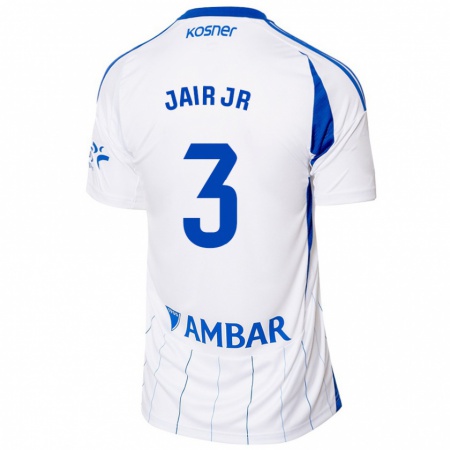 Kandiny Férfi Jair Amador #3 Piros Fehér Hazai Jersey 2024/25 Mez Póló Ing