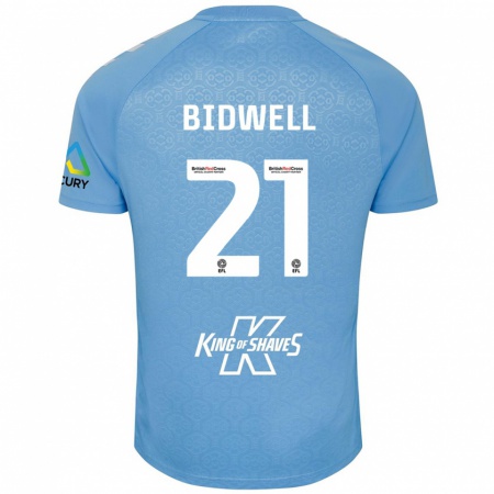 Kandiny Férfi Jake Bidwell #21 Kék Fehér Hazai Jersey 2024/25 Mez Póló Ing