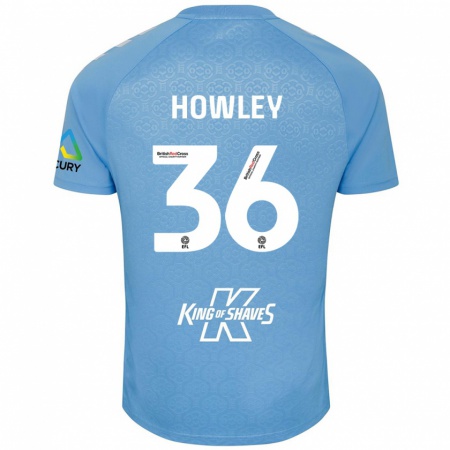 Kandiny Férfi Ryan Howley #36 Kék Fehér Hazai Jersey 2024/25 Mez Póló Ing