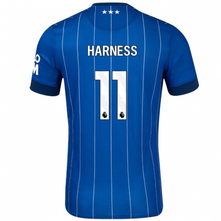 Kandiny Férfi Marcus Harness #11 Sötétkék Hazai Jersey 2024/25 Mez Póló Ing