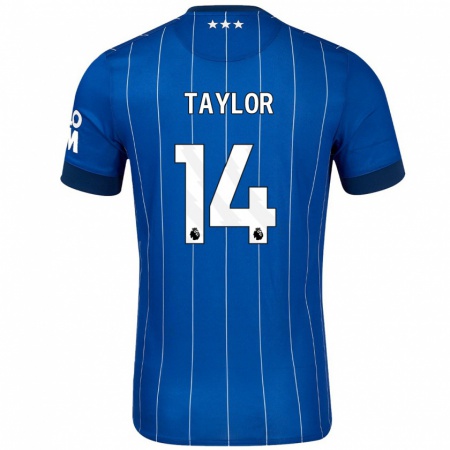 Kandiny Férfi Jack Taylor #14 Sötétkék Hazai Jersey 2024/25 Mez Póló Ing