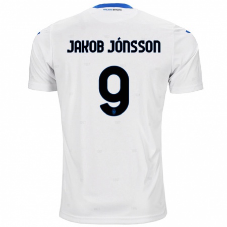 Kandiny Férfi Birkir Jakob Jónsson #9 Fehér Idegenbeli Jersey 2024/25 Mez Póló Ing