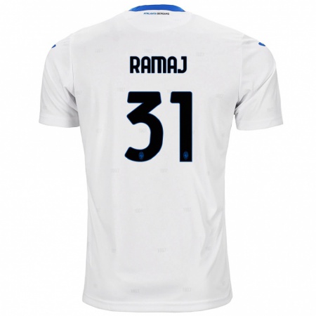 Kandiny Férfi Gabriel Ramaj #31 Fehér Idegenbeli Jersey 2024/25 Mez Póló Ing