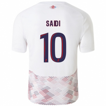 Kandiny Férfi Rachel Saidi #10 Fehér Royal Blue Idegenbeli Jersey 2024/25 Mez Póló Ing