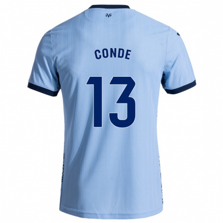 Kandiny Férfi Diego Conde #13 Ég Kék Idegenbeli Jersey 2024/25 Mez Póló Ing